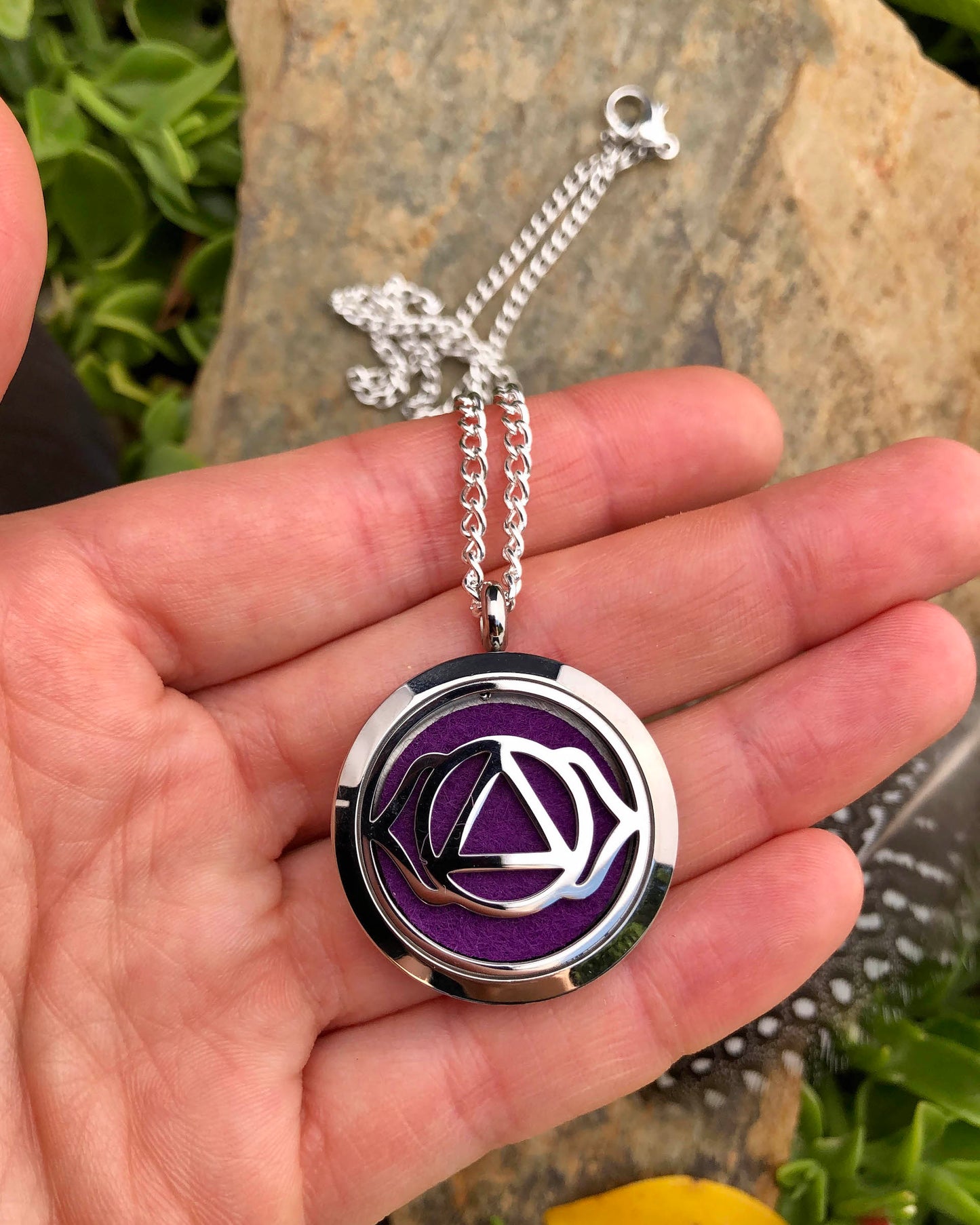 Yoga Chakra Aromatherapy Necklace